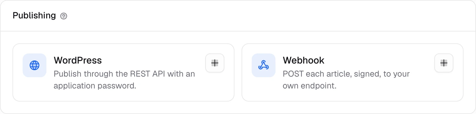 Publish where your site already lives: the Citeflare app with demo data